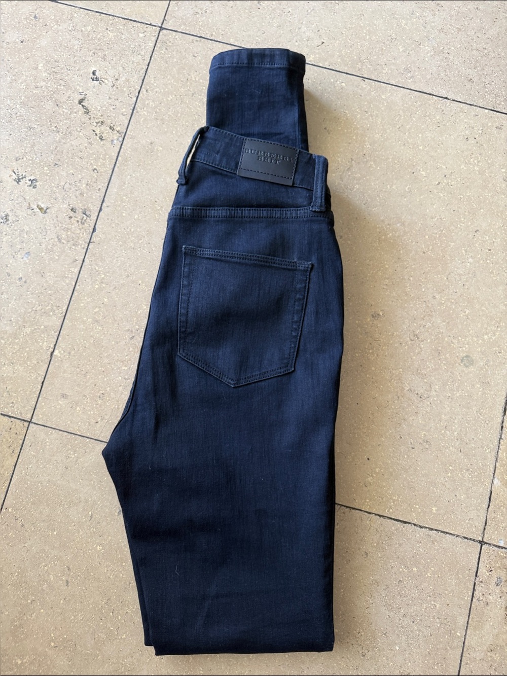 Burberry Women's Skinny Jeans in Dark Navy